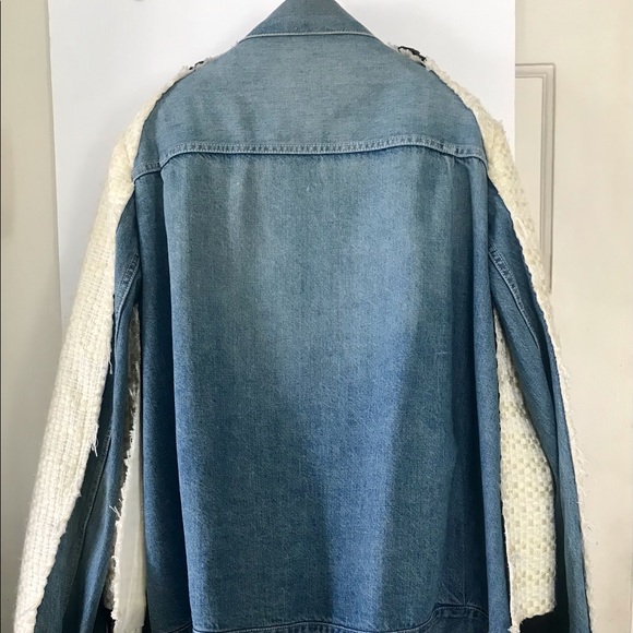 Sacai Summer Tweed and Denim Jacket - Picture 13 of 16